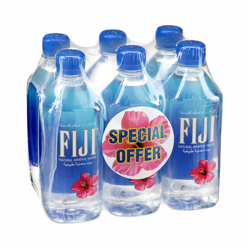 FIJI WATER 6PK 500 ML
