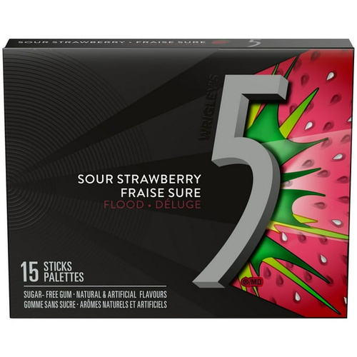 5 SOUR STRAWBERRY 1 EACH