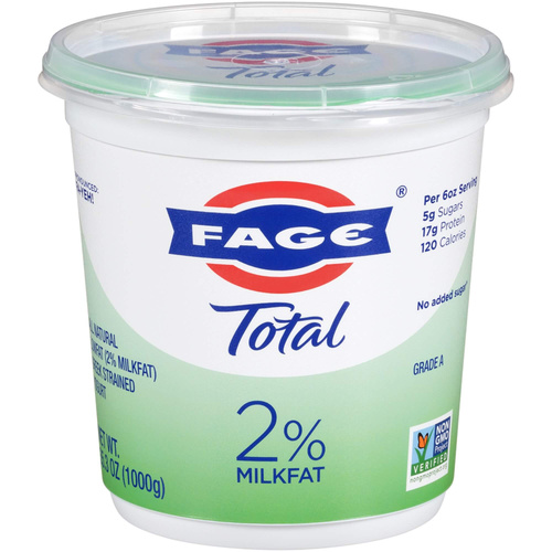 Fage 2% Milk Fat Yogurt 2.21 Lbs