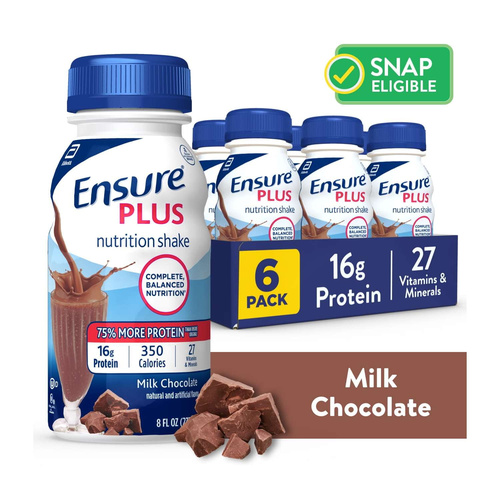 ENSURE CHOCOLATE 6PK 8 OZ
