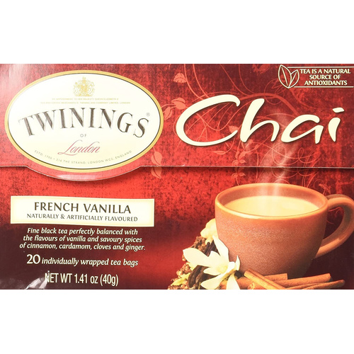 TWININGS CHAI FRENCH 20 COUNT
