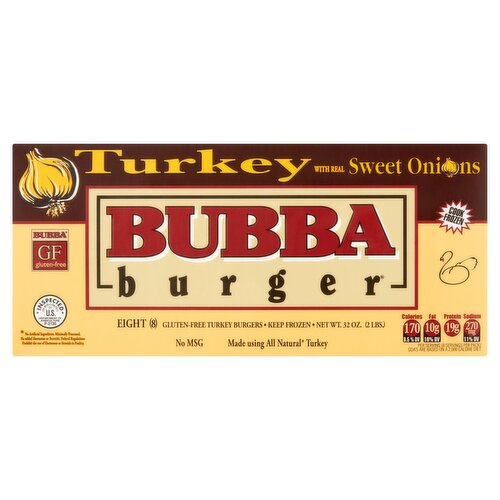TURKEY BUBBA BURGER 32 OZ