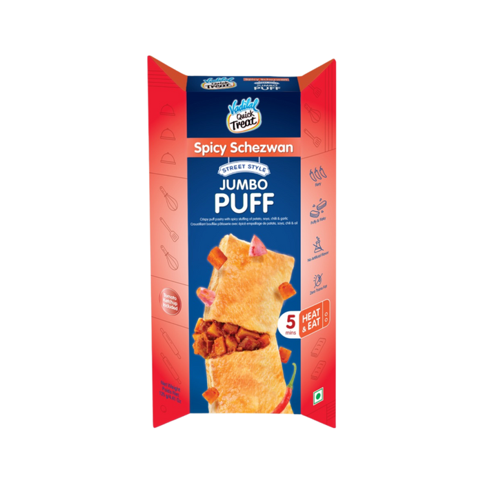 Vadilal Spicy Schezwan Puff  1 COUNT