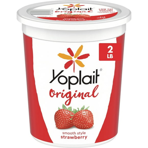 YOPLAIT LOW FAT STRAWBERRY YOGURT 32 OZ