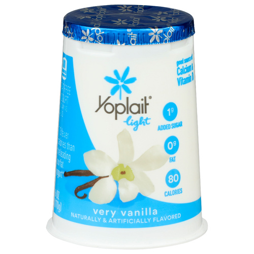 YOPLT LT VERY VANILL 6 OZ