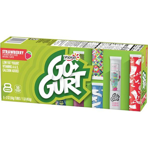 YOPLAIT GOGURT LF STRAW 16 OZ