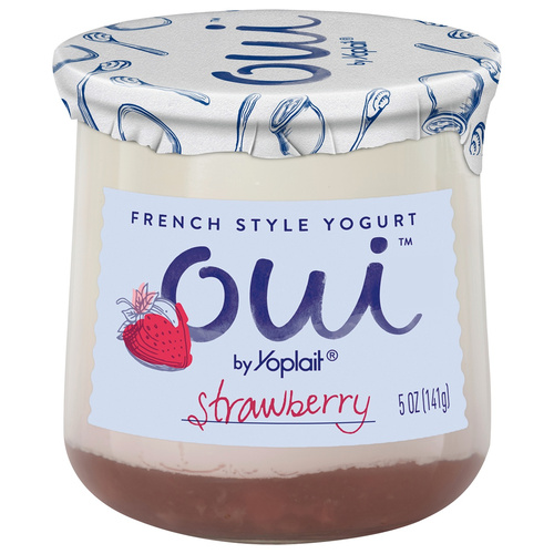 YOPLAIT OUI FRENCH STRAWBERRY 5 OZ