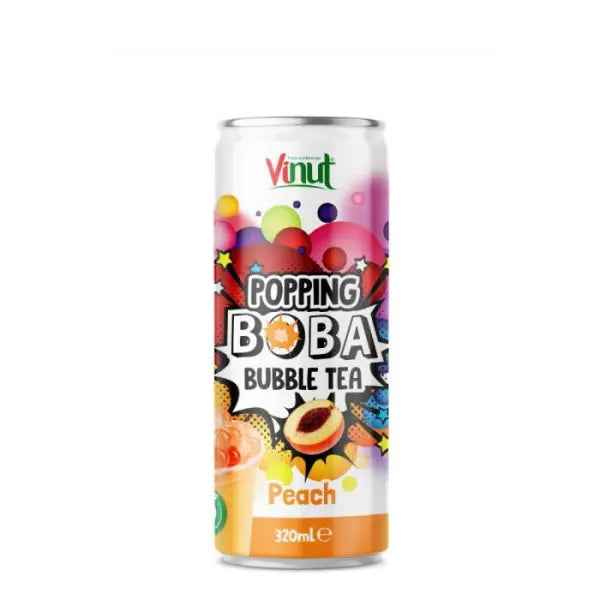 VINUT POPPING BUBBLE TEA PEACH 320 ML