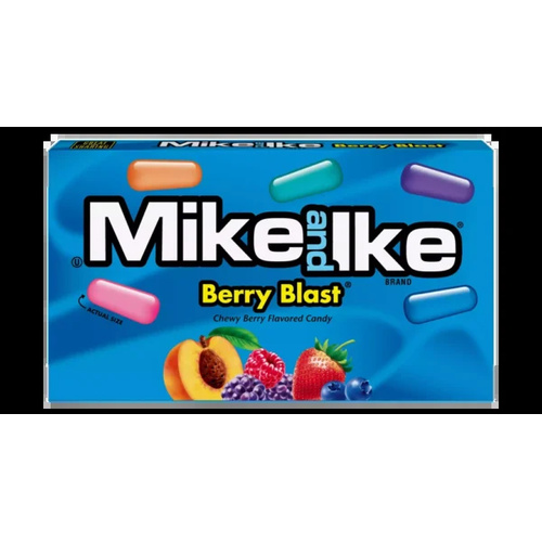 Mike And Ike Berry Blast Chewy Assorted Fruit Candy 120 GM