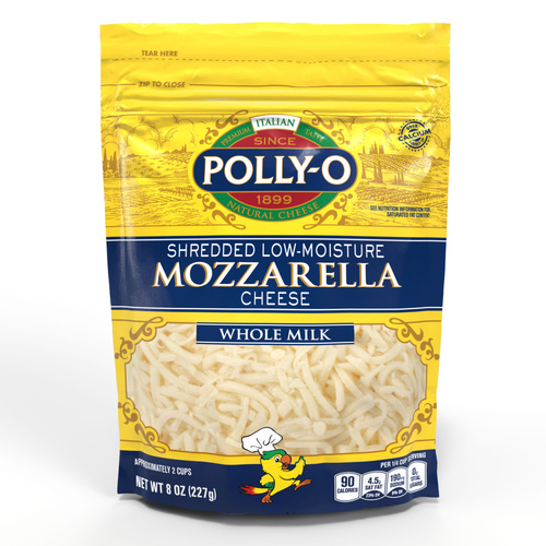 POLLY O MOZZARELLA CHEESE SHREDDED 8 OZ
