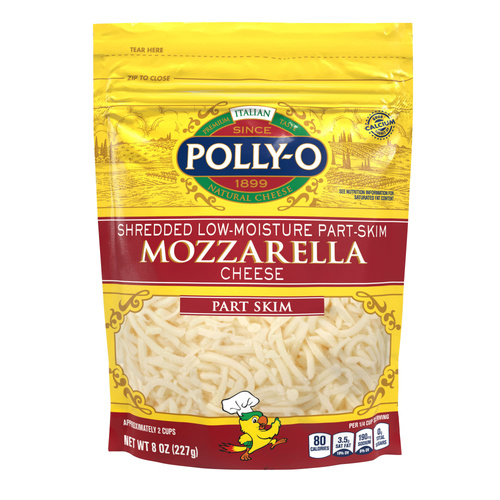 POLLY O SHRED PS MOZZ    8Z 8 OZ