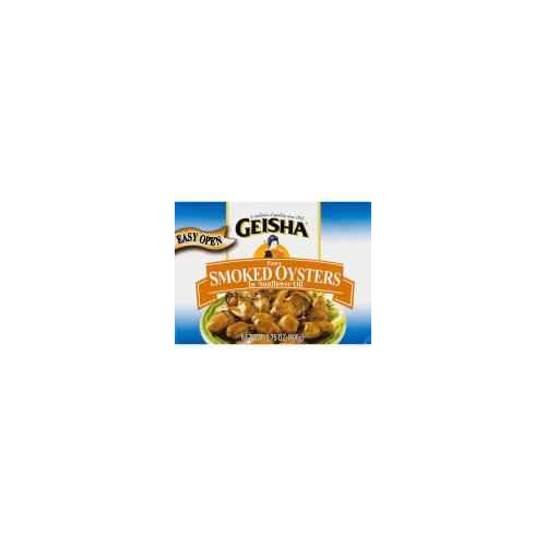 GEISHA OYSTERS SMOKED 3.7 OZ