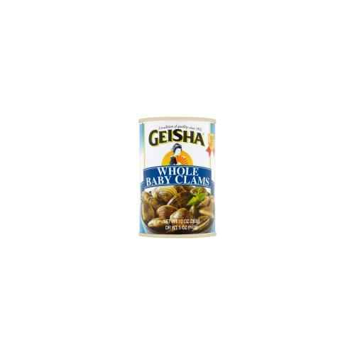 GEISHA WHOLE BABY CLAMS 10 OZ