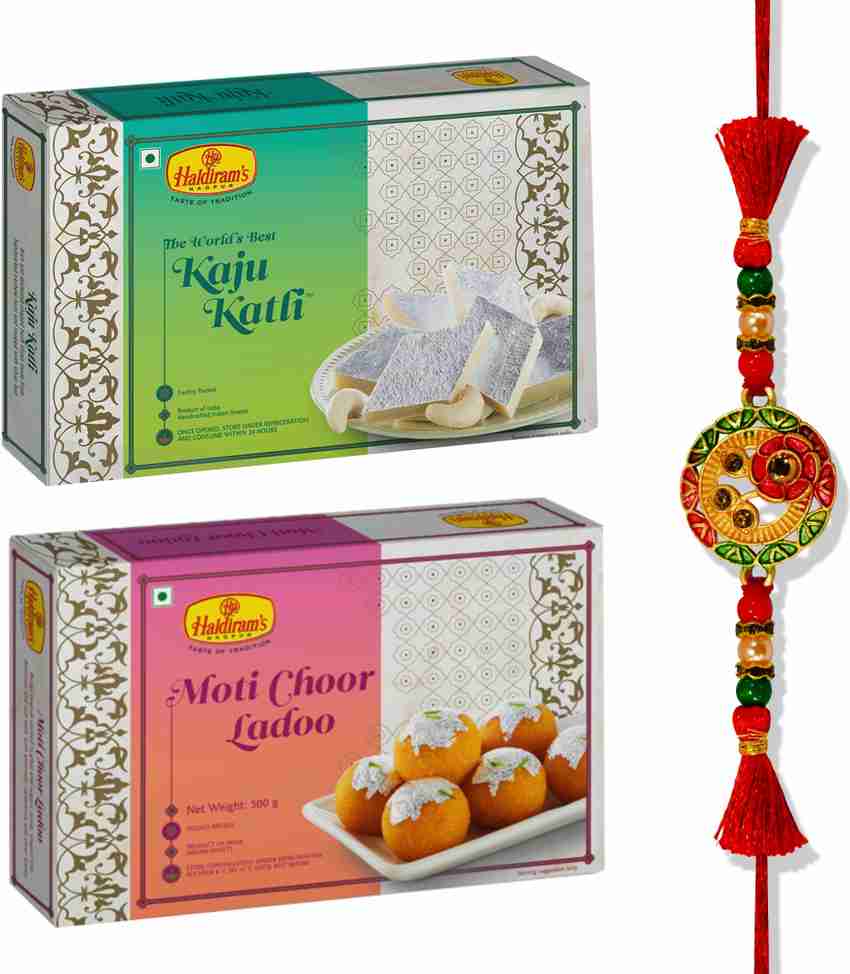 KAJU KATLI &MOTICHOOR LADDOO  500 GM