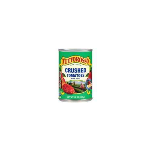 Tuttorosso New World Style Crushed W/Basil 28 OZ