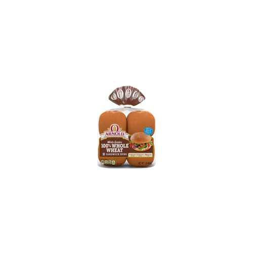 ARNOLD WHOLE WHEAT 8 SANDWICH BUNS 14 OZ