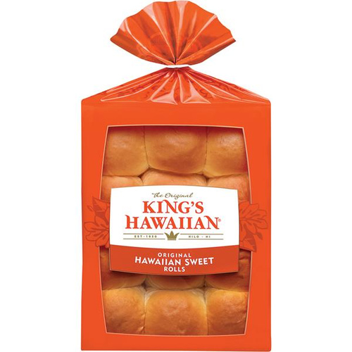 KINGS HAWAIIAN SWEET ROLLS ORIGINAL 12 OZ