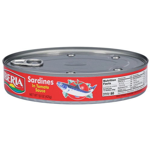 IBERIA SARDINES IN TOMATO SAUCE 15 OZ