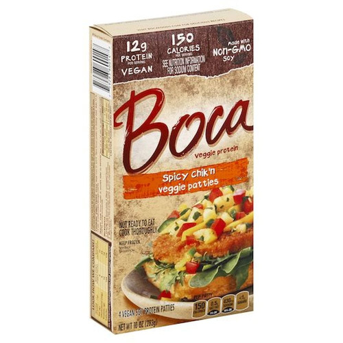 BOCA BRGR CHIK PATTY 10 OZ