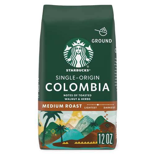 STARBUCKS COLOMBIAN COFFEE 12 OZ