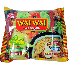 Wai Wai Instant Noodles Chicken Flavored 65 GM
