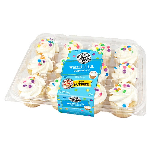 TWO BITE VANILLA CUPCAKES 12CT 10 OZ
