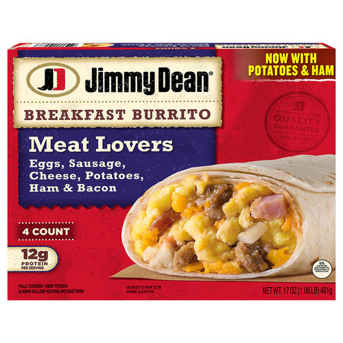 JDEAN MEAT LOVER BUR 17 OZ