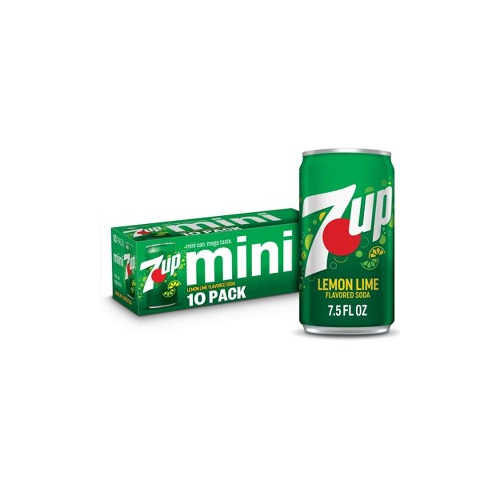7UP MINI 10PK 7.5OZ CAN 75 OZ