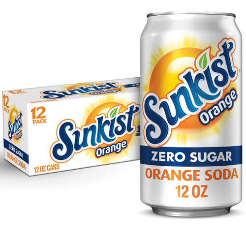 SUNKIST ZERO SUGAR ORANGE 12PK 12OZ 12 PACK