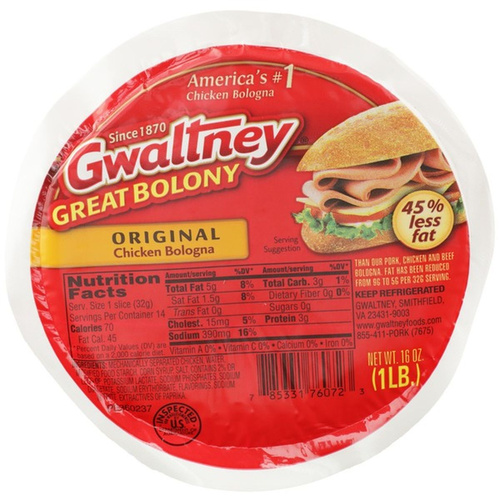 GWALTNEY CHK BOLOGNA 16 OZ