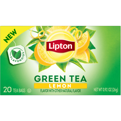 LIPTON GREEN TEA LEM 20 COUNT