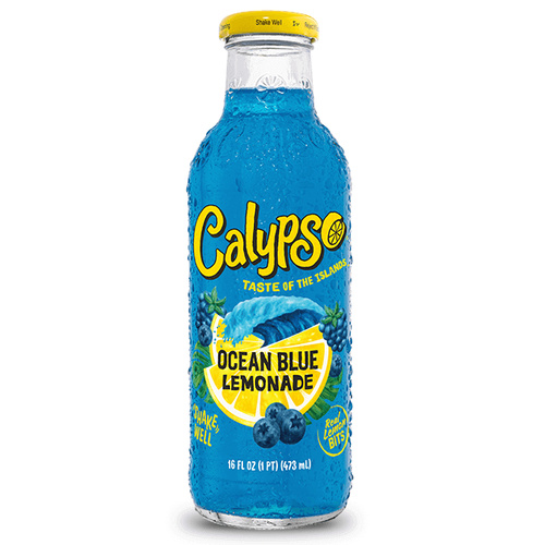 Calypso Taste Of The Islands   Ocean Blue Lemonade 473 ML