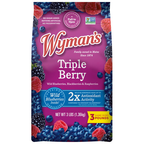WYMANS TRIPLE BERRY 48 OZ