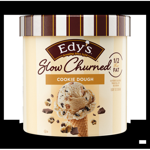 EDYS ICE CREAM COOKIE DOUGH LIGHT KRYPTO 48 OZ