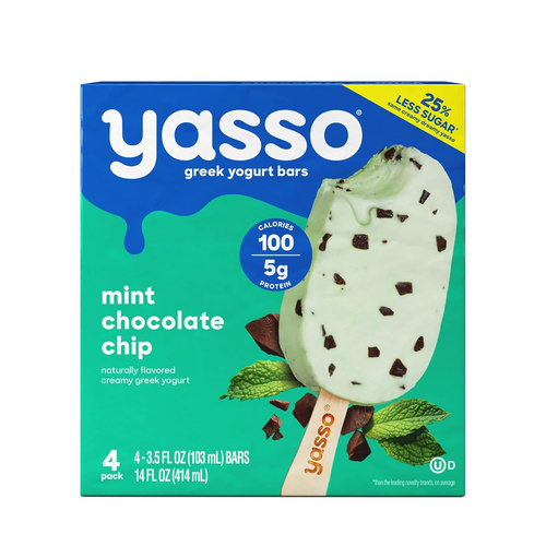 YASSO YGRT BAR MINT 3.5 OZ