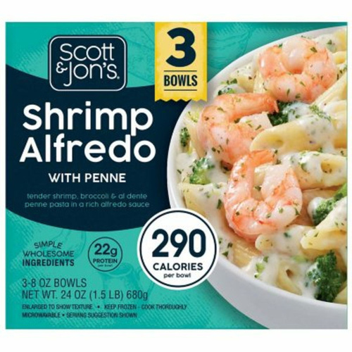 S&J SHRIMP ALFREDO P 8 OZ