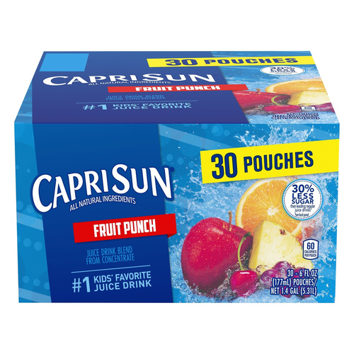 CAPRI SUN VALU FR/PNCH 30PK 6 OZ