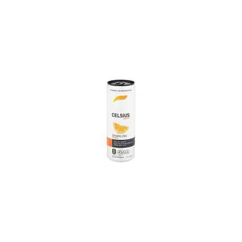 CELSIUS LIVE FIT ORANGE SPARKLING ENERGY DRINK 12 FLOZ