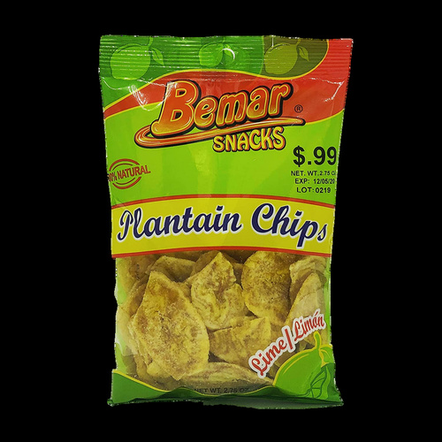 BEMAR PLANTAIN CHIPS 2.5 OZ