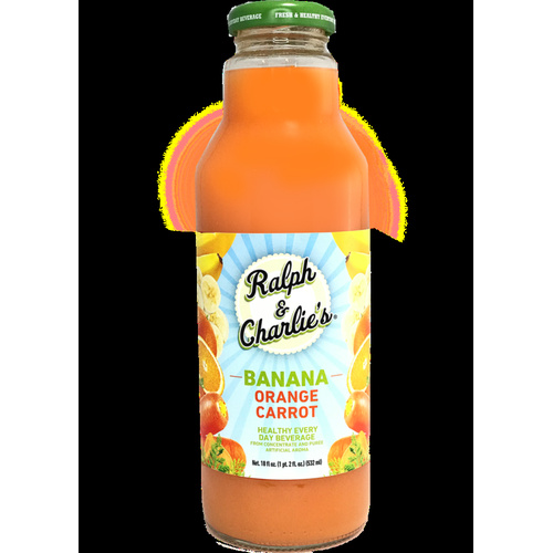 R. CHARLIE BANANA .ORANGE. CARROT 18 FLOZ