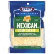 KRAFT SHREDED MEXICAN 4CHEESE 8 OZ