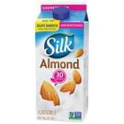 SILK PURE ALMOND MILK 0.5 GALLON
