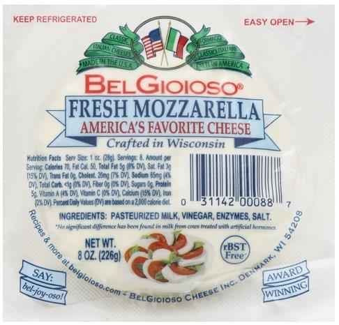 BEL GIOIOSO FRESH MOZZARELLA 8 OZ