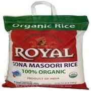 Royal Organic Sona Masoori Rice 20 LBS
