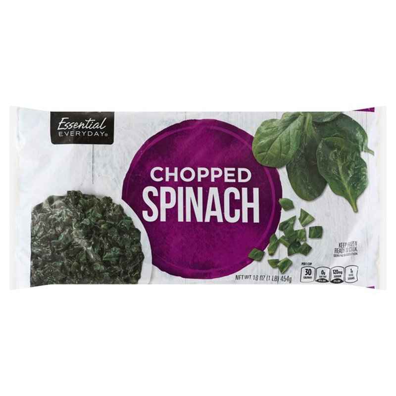 ESSENTIAL. EVERYDAY CHOPPED SPINACH 16 OZ