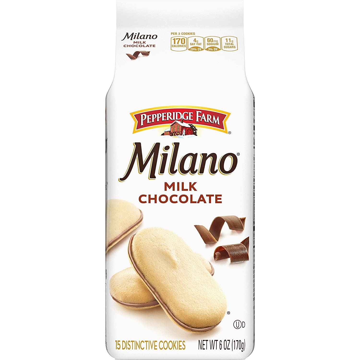 PEPPERIDGE FARM MILANO MILK CH 6 OZ