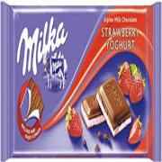 MILKA MILK CHOCOLATE W/STRAWBE 3.52 OZ