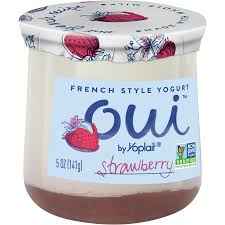 OUI FRENCH STRAWBERY YOGT 5 OZ