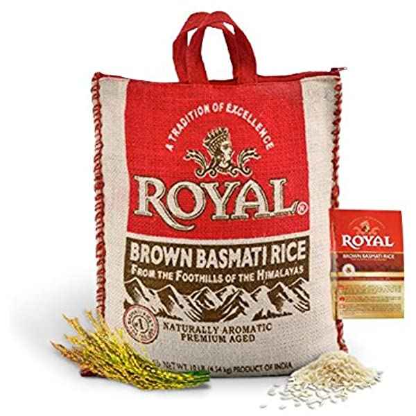 ROYAL BROWN BASMATI RICE 10 LBS