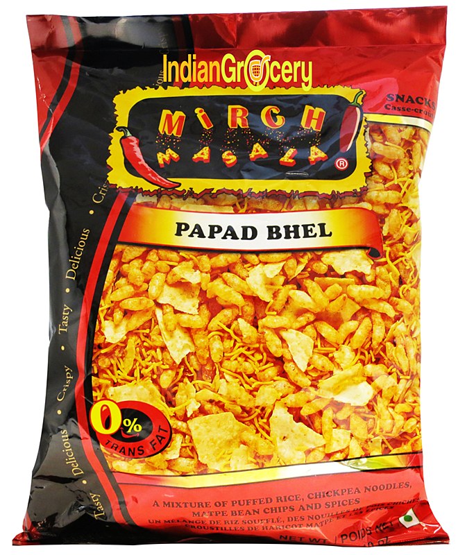 PAPAD   MIRCH MASALA PAPAD BHEL 0.63 Lbs